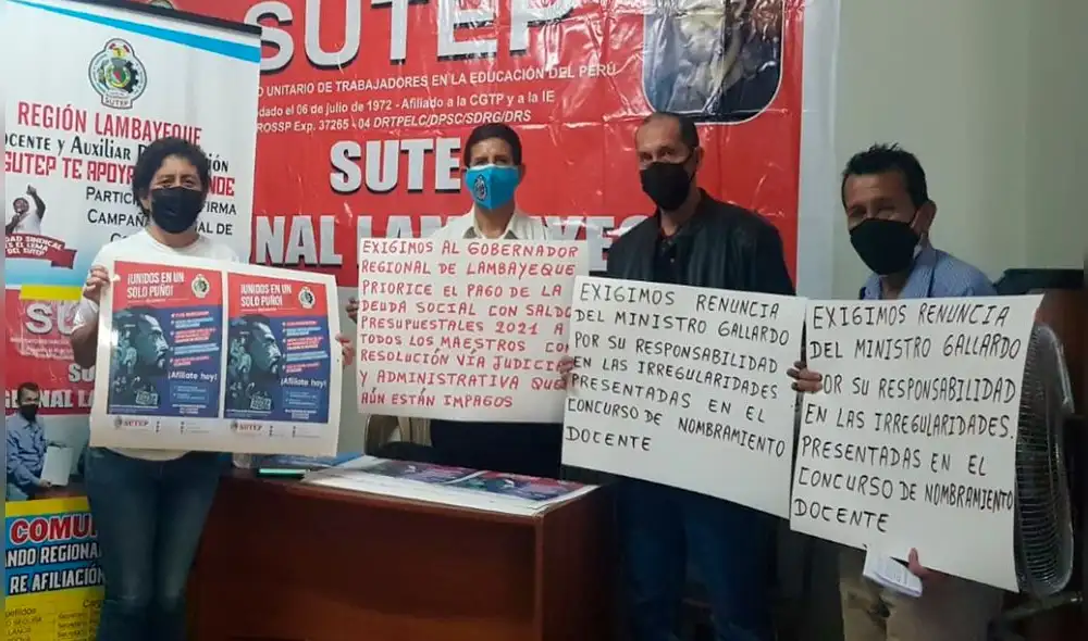 Docentes esperan tener el apoyo de algunas autoridades. Foto: La República. Docentes esperan tener el apoyo de algunas autoridades. Foto: La República.