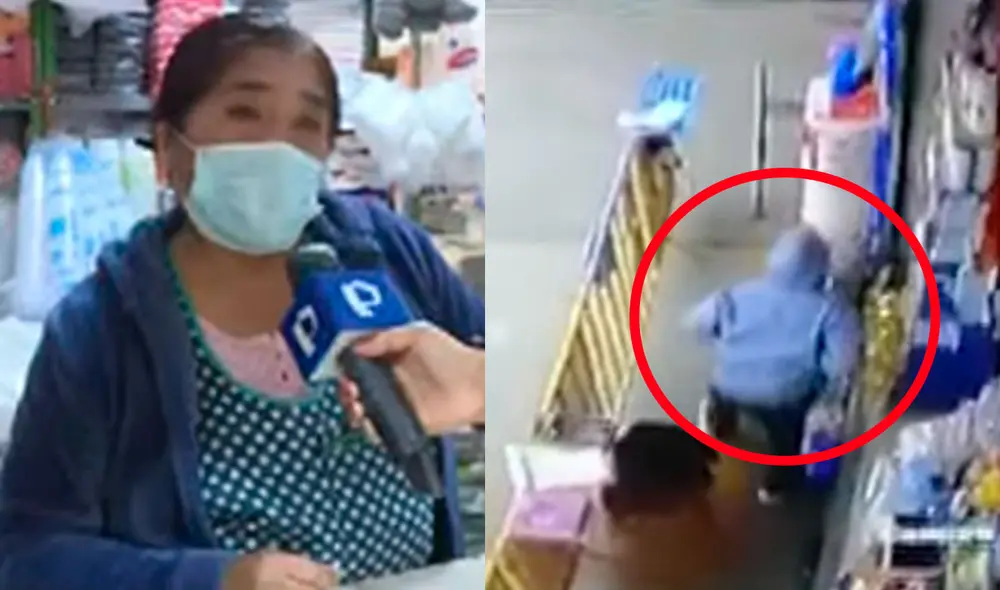 La niña sería hija de una de las mujeres implicadas en el robo de tiendas en el centro comercial de Villa El Salvador. Foto: Panamericana La niña sería hija de una de las mujeres implicadas en el robo de tiendas en el centro comercial de Villa El Salvador. Foto: Panamericana