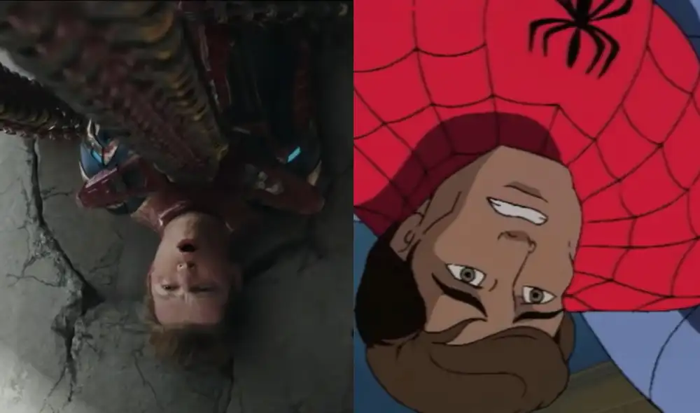 Fanáticos creativos de Spider-man lograron recrear todo el segundo trailer de No way home. Foto: composición/ Marvel / 100Bomb Studios