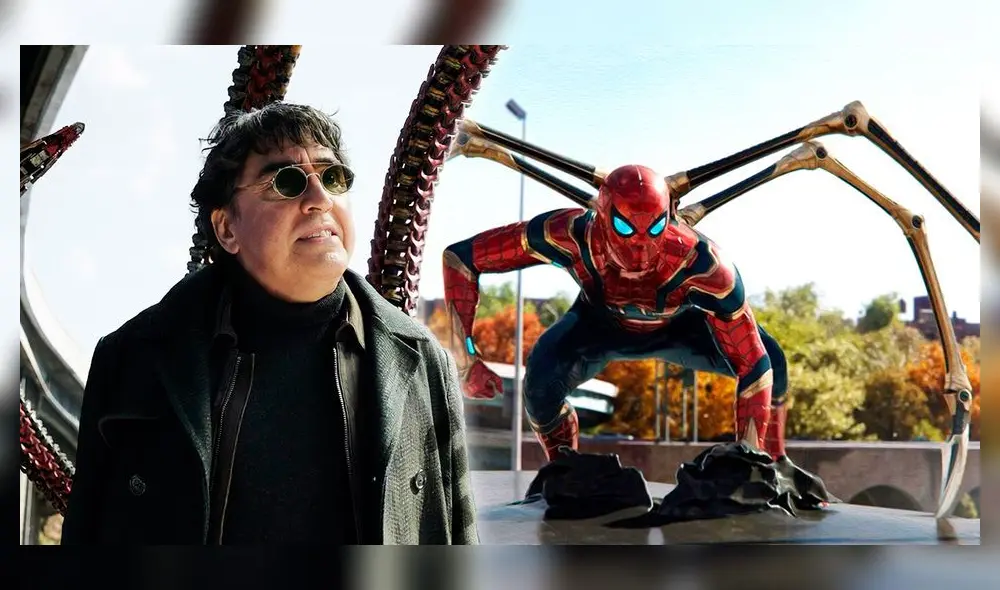 Doctor Octopus y Iron Spider juntos en en nuevo spot televisivo. Foto: composición/Marvel Studios