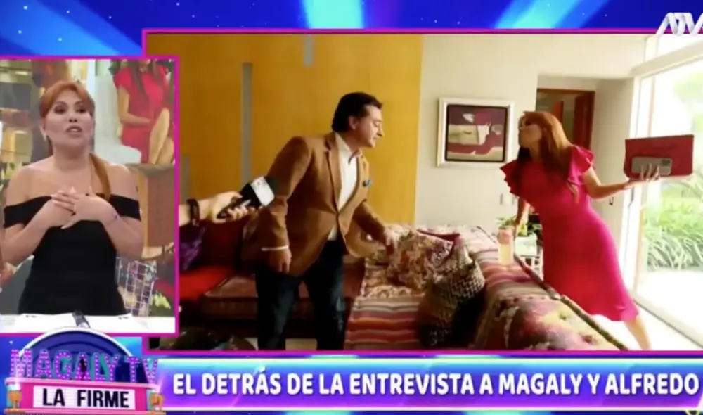 Magaly Medina reveló que su esposo canta desde antes que lo conociera. Foto: captura/Magaly TV