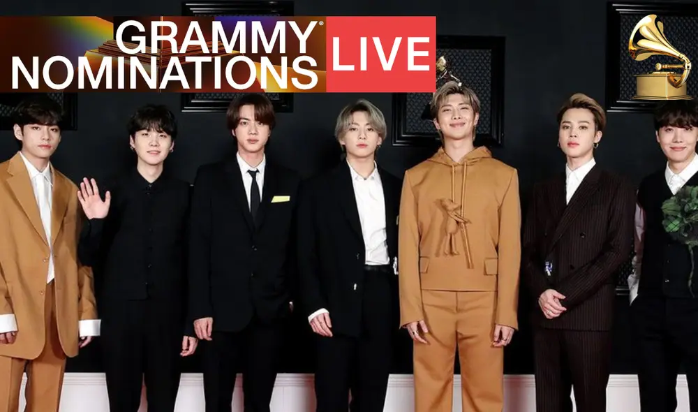 ¿BTS Logrará estar nominado a los Grammys 2022? Foto: composición La República / Hybe / Grammys