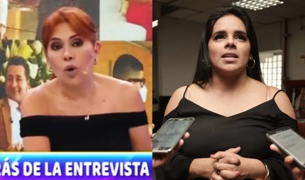 Magaly Medina indignada por comentarios de Giuliana Rengifo sobre amorío con Alfredo Zambrano. Foto: composición]/ captura de ATV/ La República