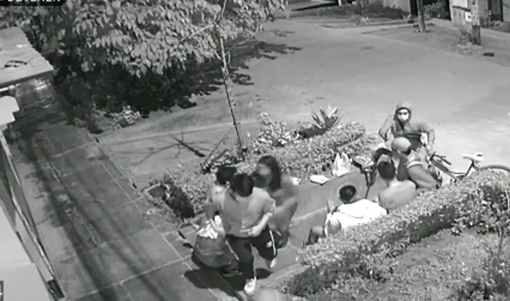 El hecho fue registrado por una cámara de seguridad. Foto: captura cámara de seguridad