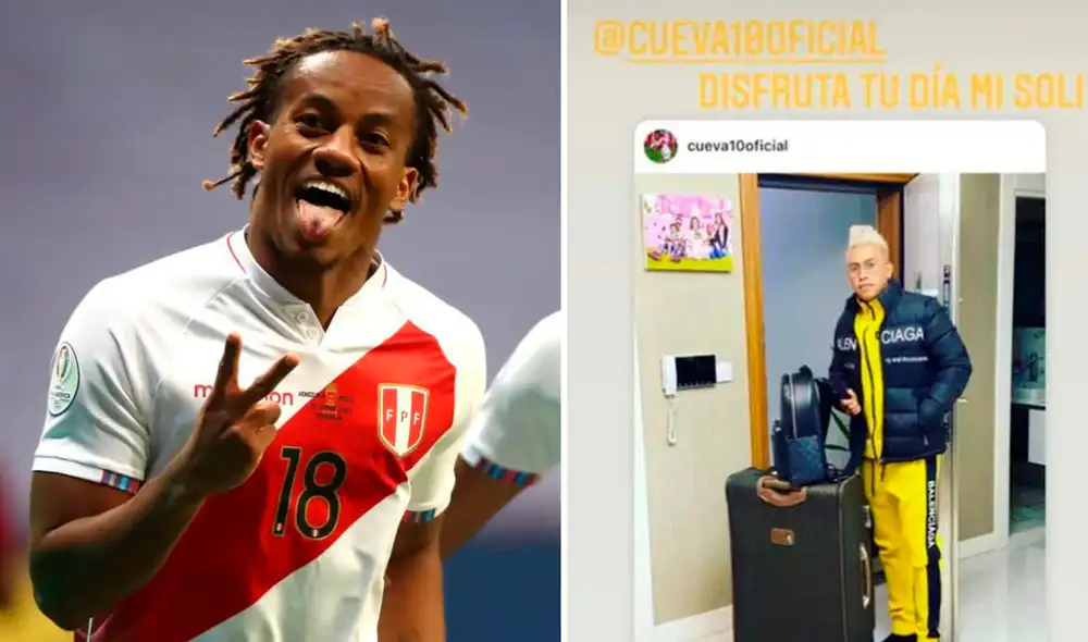 André Carrillo y Christian Cueva juegan en la misma liga (Arabia Saudita). Foto: composición EFE/Instagram