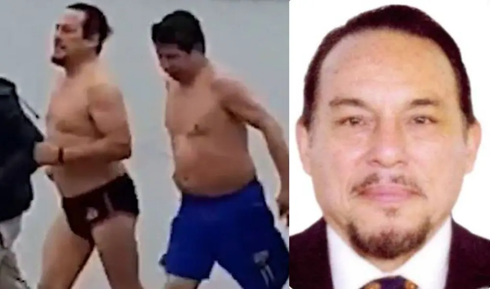 Pedro Castillo tuvo como invitado especial en la playa a Luis Hurtado. Foto: composición LR.