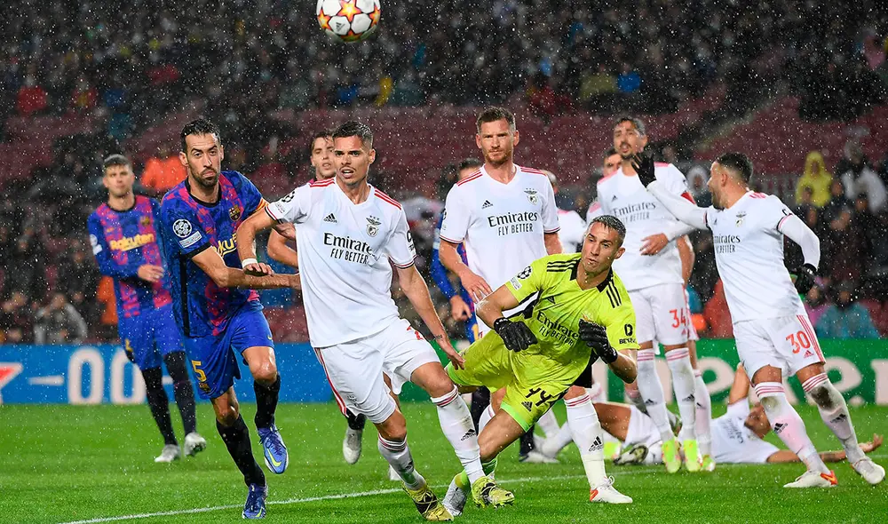 FC Barcelona vs. Benfica: en los últimos ochos encuentros entre ambos, los culés han logrado tres victorias. Foto: AFP