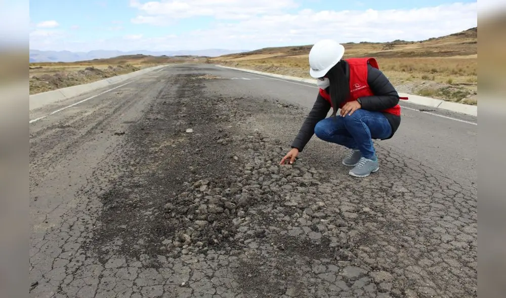 Algunas obras viales en la sierra no cumplen expediente técnico. Foto: CGR Algunas obras viales en la sierra no cumplen expediente técnico. Foto: CGR