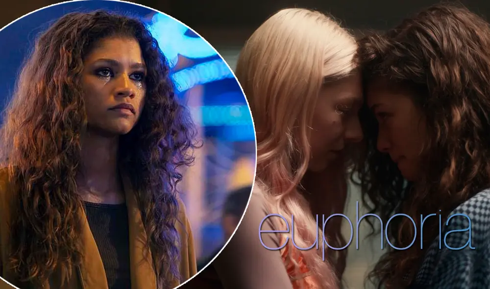 Zendaya retoma el papel de Rue Bennet para Euphoria. Foto: composición/HBO