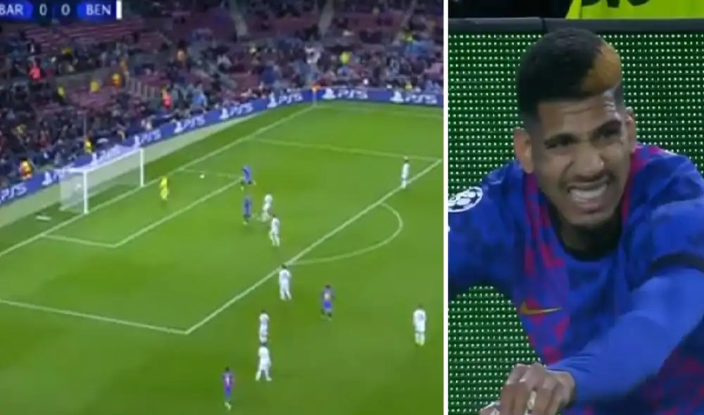 FC Barcelona vs. Benfica. Foto: Captura ESPN FC Barcelona vs. Benfica. Foto: Captura ESPN