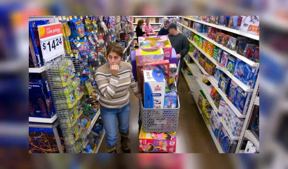 Black Friday o Viernes Negro, sección juguetes. Foto: EFE