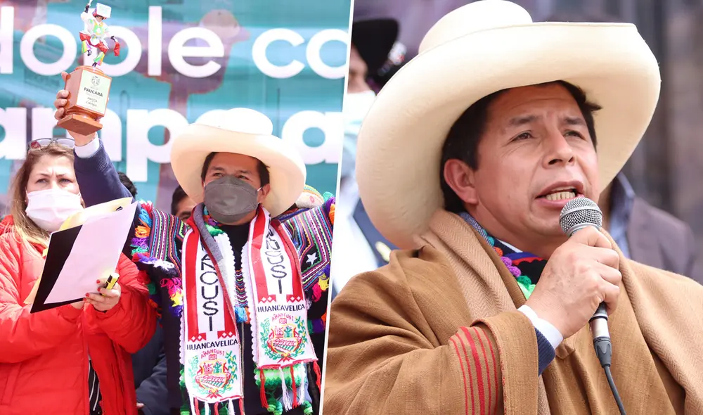 Pedro Castillo lidera la lista de las personas más poderosas del país. Foto: Composición de La República