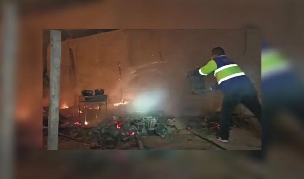 El hecho ocurrió al promediar a las 4.00 horas en la Mz. B lote 13 del A.H. 15 de Junio. Foto: Seguridad Ciudadana Nuevo Chimbote