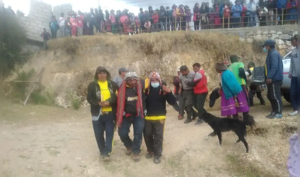 Personas acabaron con diversos golpes, cortes y lesiones leves. Foto: cortesía /Subprefectura de Grau Personas acabaron con diversos golpes, cortes y lesiones leves. Foto: cortesía /Subprefectura de Grau