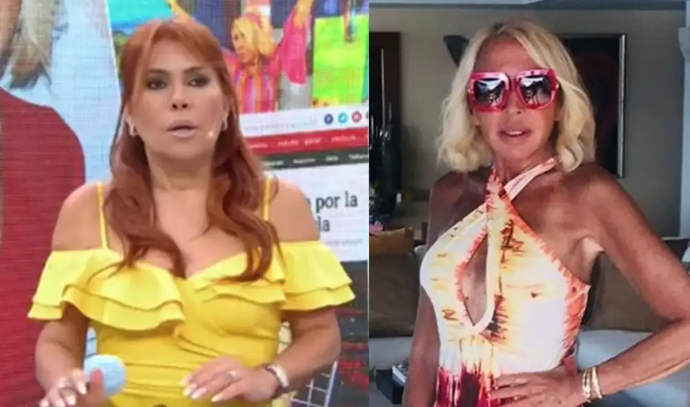 La presentadora Laura Bozzo estuvo con Magaly Medina para contar detalles de los problemas legales que mantuvo en México. Foto: Composición / Instagram