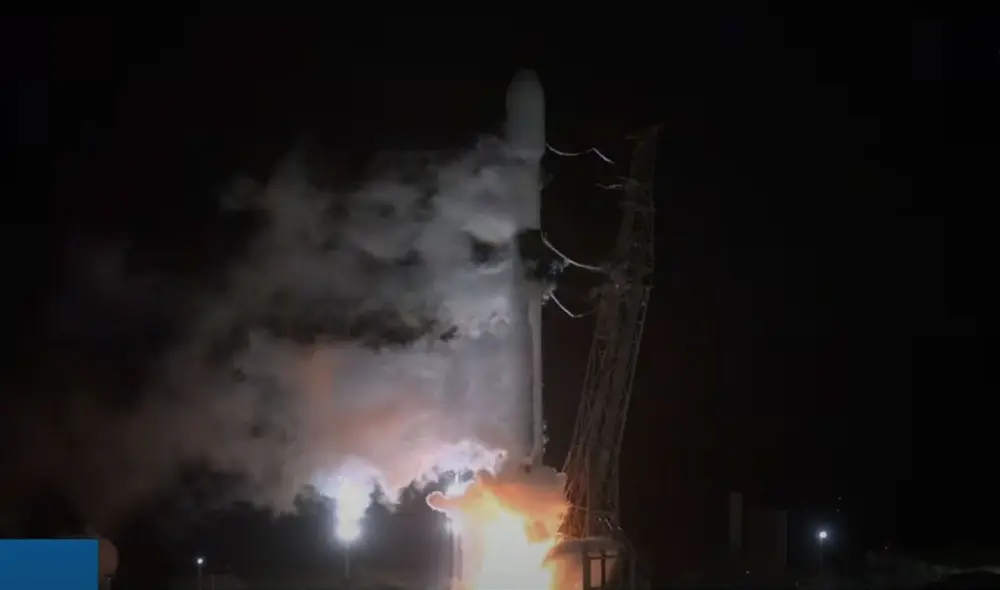 Despegue de la misión DART de la NASA a bordo de un cohete de SpaceX. El objetivo es desviar el asteroide Dimorphos. Foto: NASA