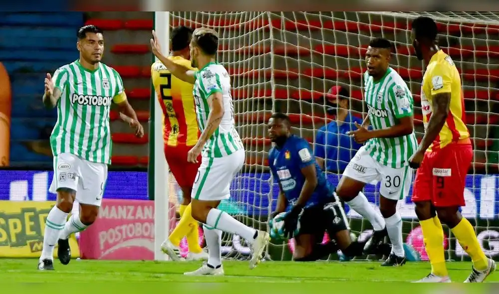 El Atlético Nacional vs. Deportivo Pereira se podrá ver desde Win Sports. Foto: EFE El Atlético Nacional vs. Deportivo Pereira se podrá ver desde Win Sports. Foto: EFE