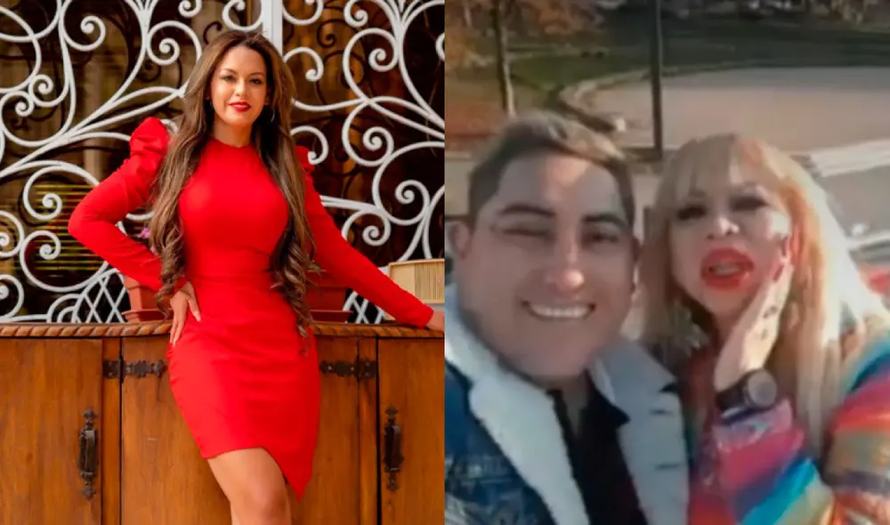 Flor Polo contó que estará vigilando a Walter Obregón luego de enterarse que retomó su relación con Susy Díaz. Foto: composición Flor Polo/Instagram, captura América TV.