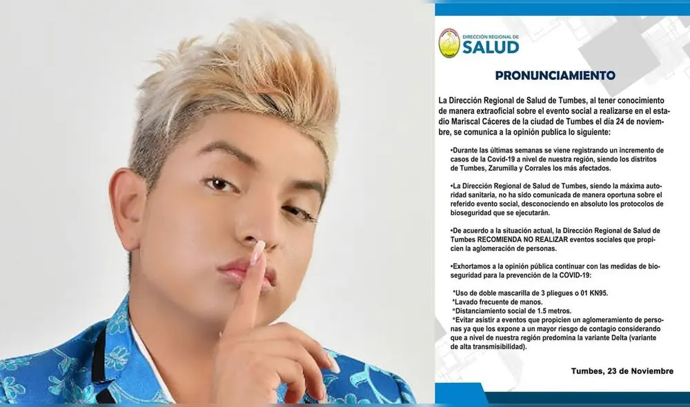 Es uno de los artistas de cumbia más solicitados del país. Foto: composición LR