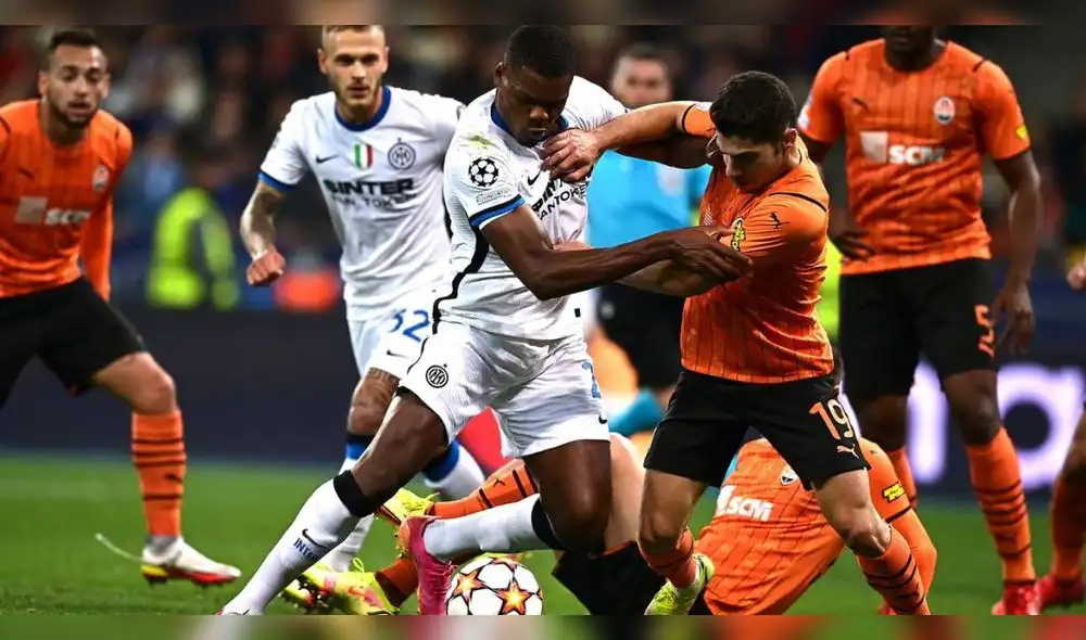El Inter vs. Shakhtar se podrá ver a partir de las 12.45 p. m. (hora peruana). Foto: EFE El Inter vs. Shakhtar se podrá ver a partir de las 12.45 p. m. (hora peruana). Foto: EFE