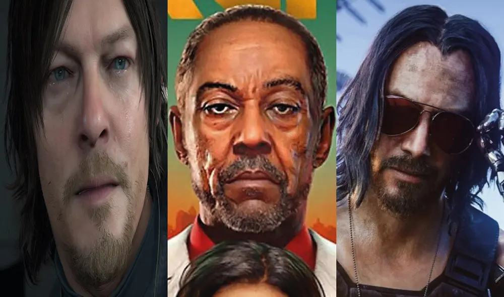 Son pocos los actores y actrices que han tenido el lujo de aparecer por lo menos en algún videojuego. Foto: composición LR