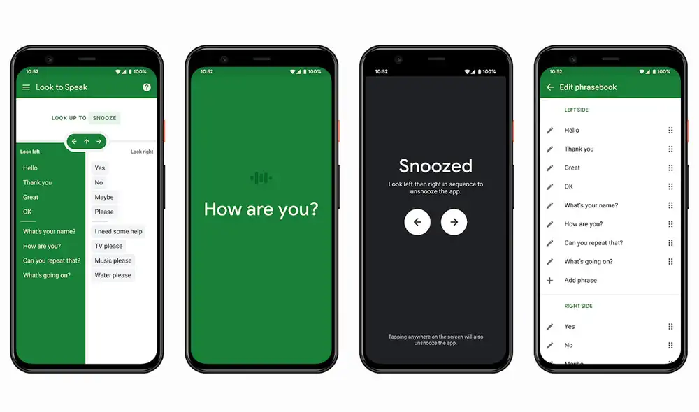 Esta nueva función gratuita de Google Look to Speak es compatible desde el sist ema operativo Android 8.0. Foto: 9TO5Google