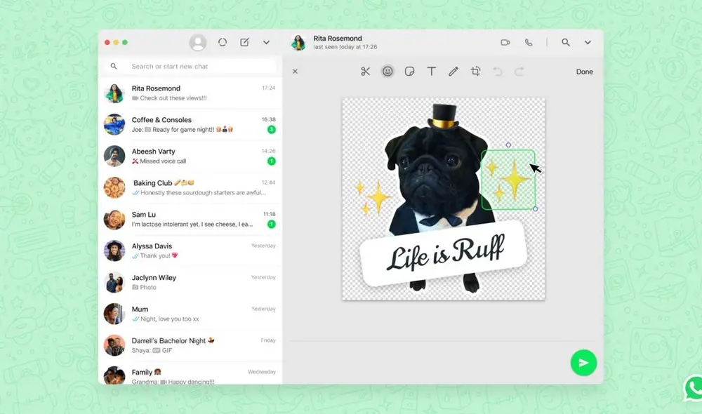 Prueba esta opción en la página web de WhatsApp. Foto: WhatsApp