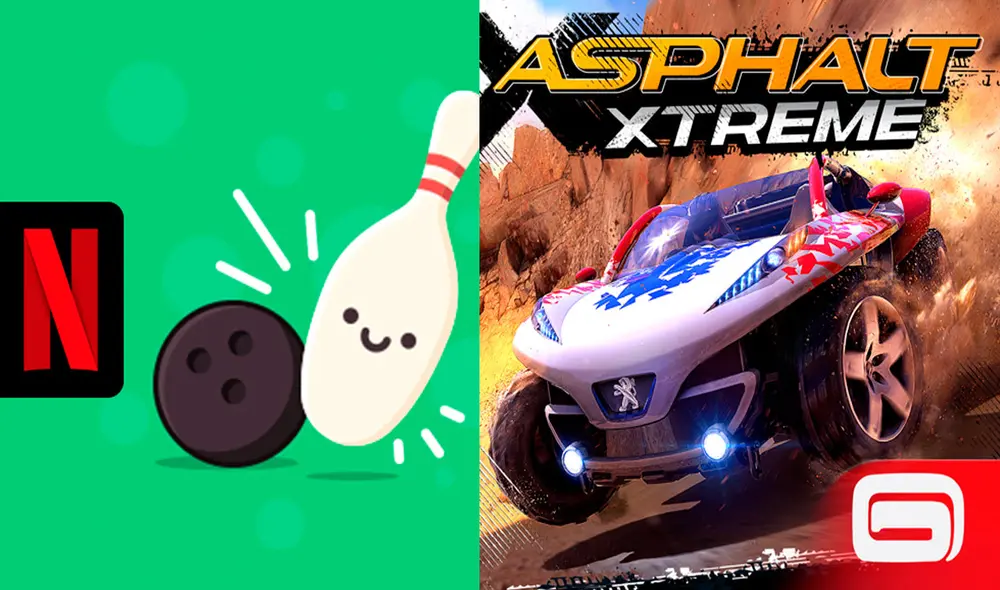 Bowling Ballers y Asphalt Xtreme son los nuevos juegos de Netflix. Foto: Play Store