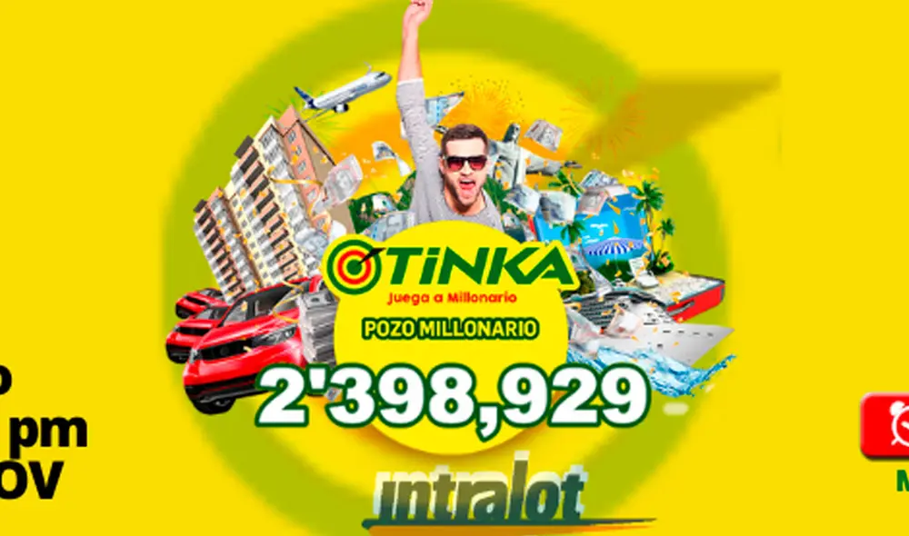 Revisa aquí los últimos resultados del sorteo de La Tinka. Foto: La Tinka Facebook