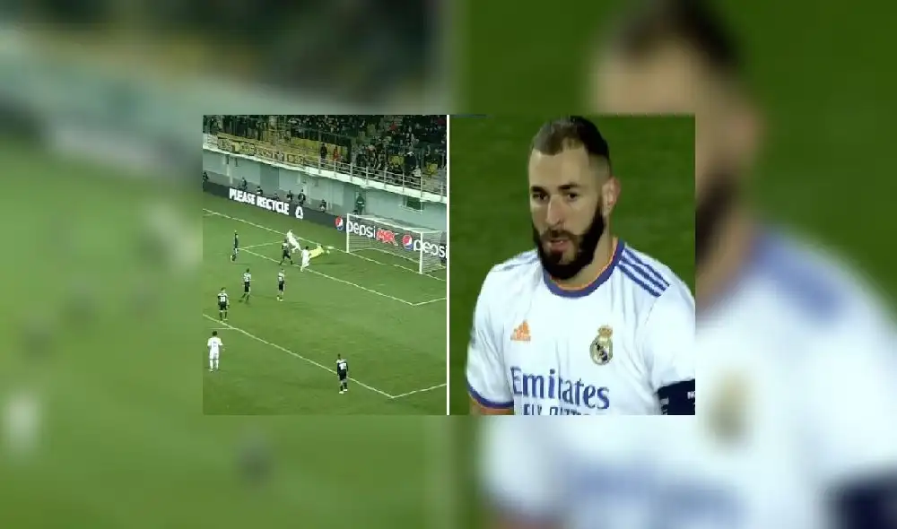 Real Madrid vs. Sheriff. Foto: Captura: ESPN Real Madrid vs. Sheriff. Foto: Captura: ESPN