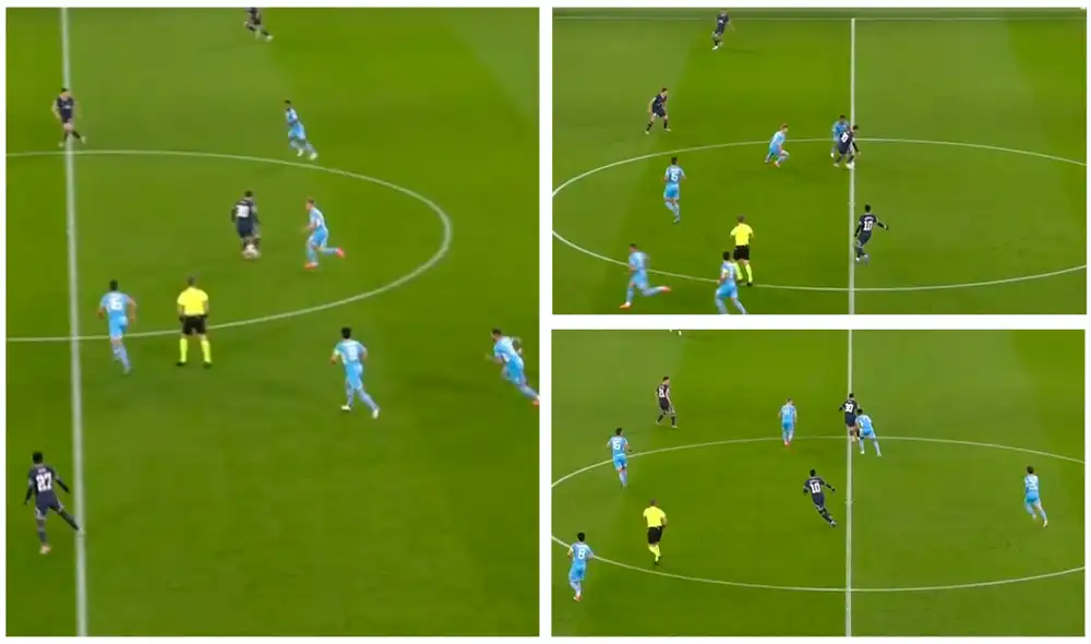 Lionel Messi busca anotarle otra vez al City. Foto: composición/ captura ESPN