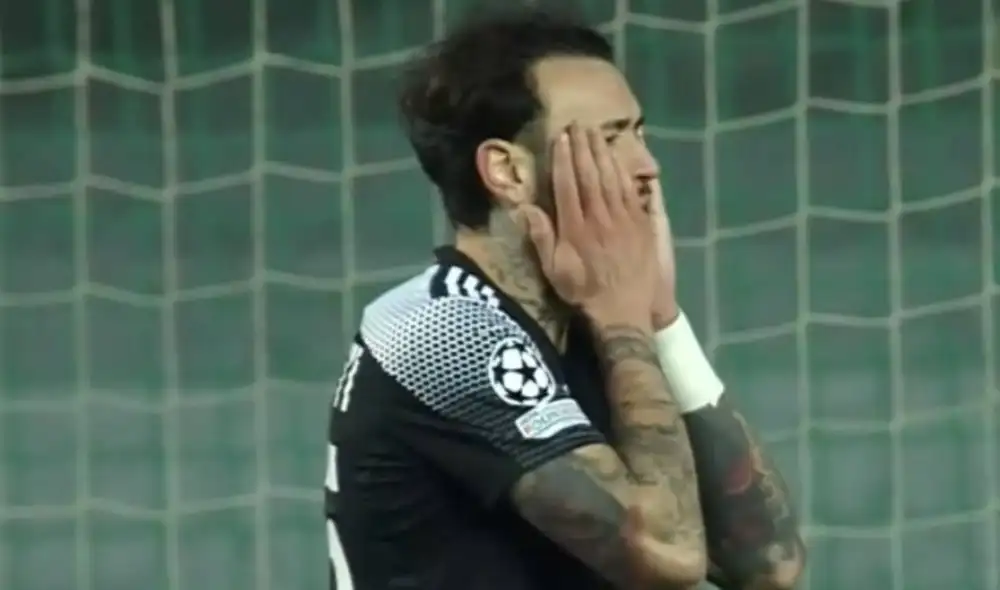 Gustavo Dulanto juega su primera Champions League. Foto: captura video ESPN 2 Gustavo Dulanto juega su primera Champions League. Foto: captura video ESPN 2