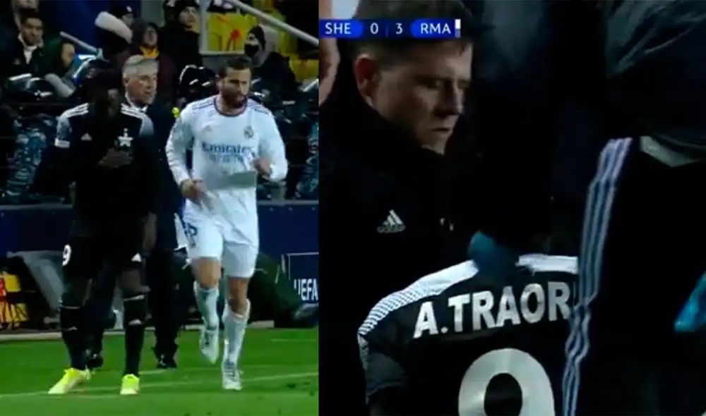 Causó gran preocupación Adama Traoré. Fuente: Composición Captura ESPN Causó gran preocupación Adama Traoré. Fuente: Composición Captura ESPN