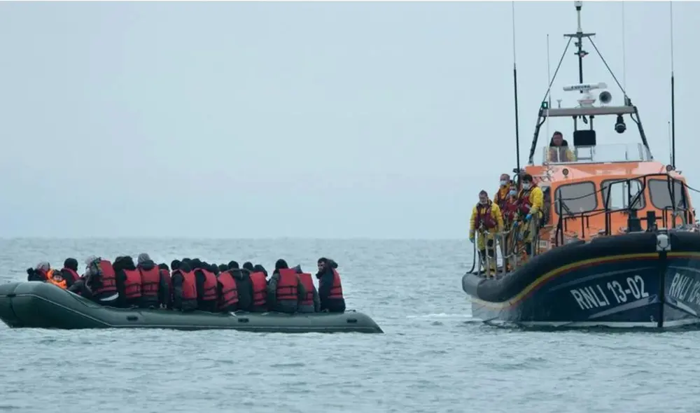 Entre el 2018 y 2020 murieron 11 personas en el canal de la Mancha. Foto: AFP
