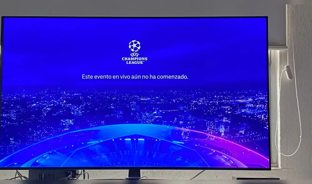 Los reportes de fallos acontecieron en la jornada de Champions League. Foto: Twitter.