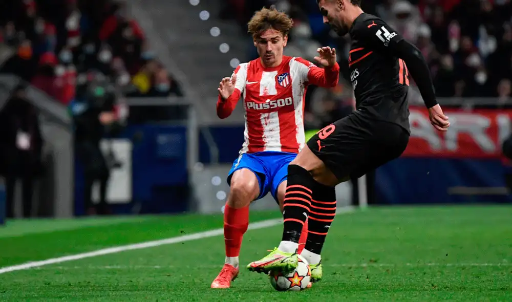 Antoine Griezmann jugó hasta los 81' del segundo tiempo ante el AC Milan. Foto: AFP Antoine Griezmann jugó hasta los 81' del segundo tiempo ante el AC Milan. Foto: AFP