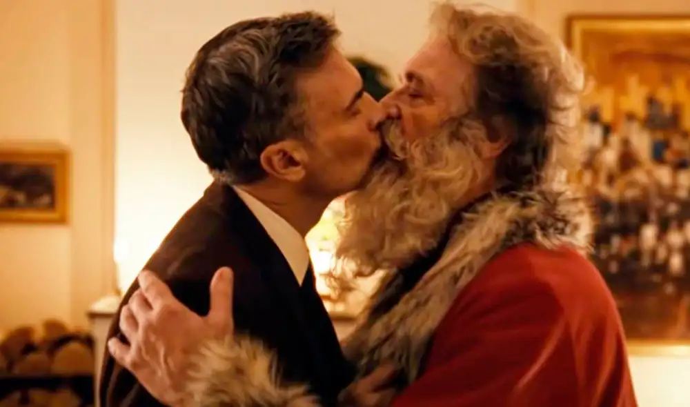 Santa Claus se convierte en el interés amoroso inesperado de alguien en un video publicitario de Noruega. Foto: captura video/YouTube Santa Claus se convierte en el interés amoroso inesperado de alguien en un video publicitario de Noruega. Foto: captura video/YouTube