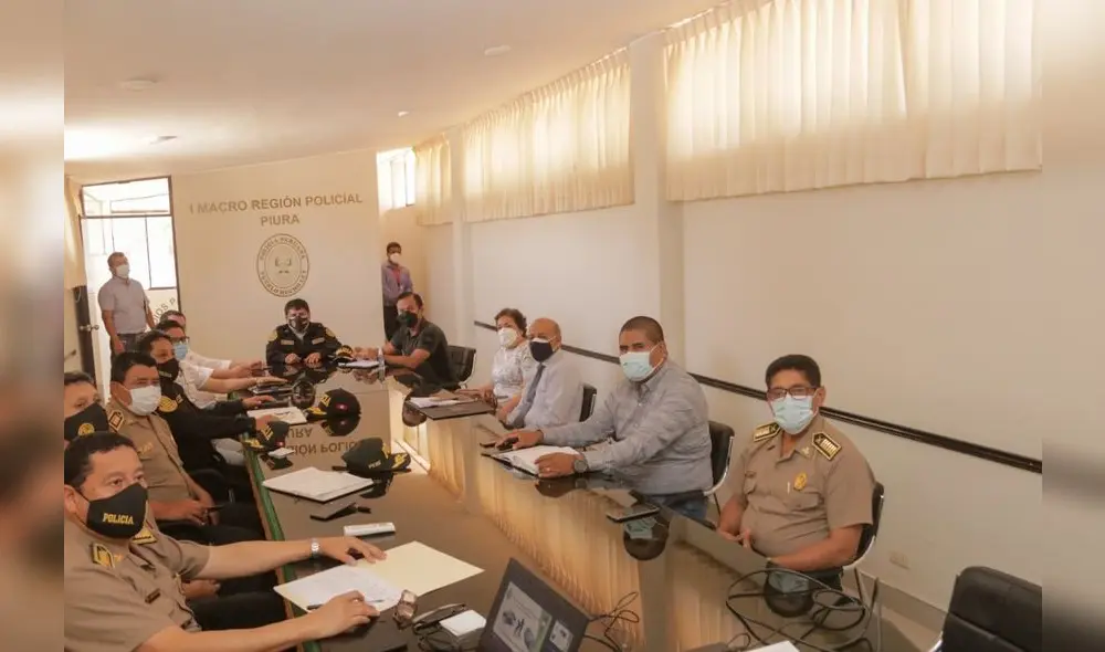 Acordaron la llegadas de efectivos policiales de otras jurisdicciones para reforzar patrullaje. Foto: Municipalidad de Sullana Acordaron la llegadas de efectivos policiales de otras jurisdicciones para reforzar patrullaje. Foto: Municipalidad de Sullana
