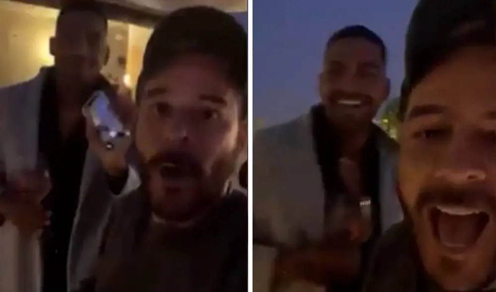 Adolfo Aguilar y el 'Chocolatito' aparecen juntos en evento. Foto: captura de Instagram/ Adolfo Aguilar