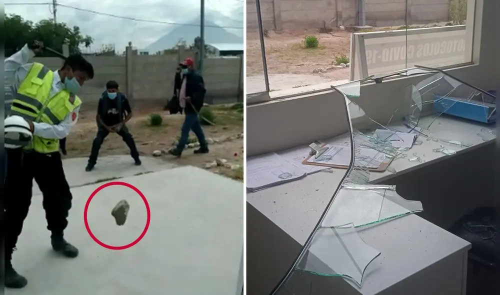 Policía realizó constatación de los daños. Foto: cortesía/La República