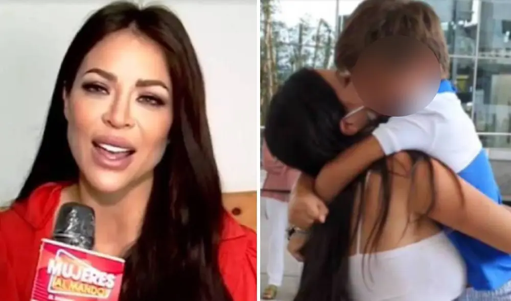 Sheyla Rojas aseguró que lleva una buena relación con Antonio Pavón. Foto: captura Latina