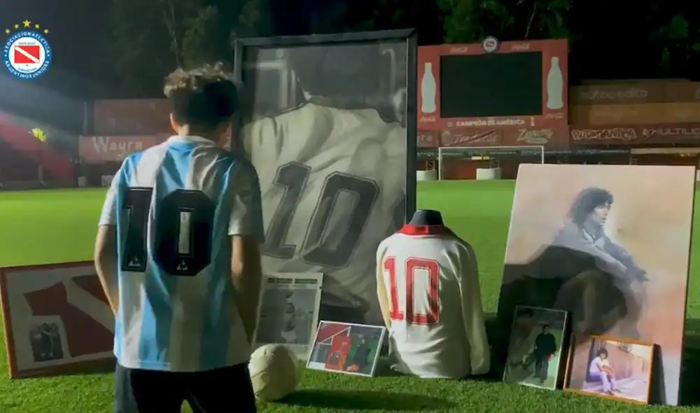 Diego Maradona jugó en el club de La Paternal desde 1976 hasta 1980. Foto: Argentinos Juniors