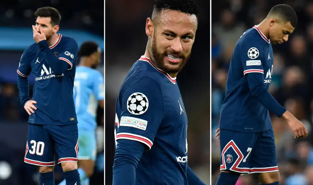 El tridente MNM disputó los 90 minutos en la derrota en el Etihad. Foto: EFE