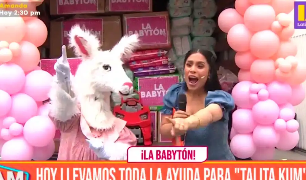 El programa de Latina llevó este jueves 25 de noviembre la ayuda a Talita Kum. Foto: captura/Latina