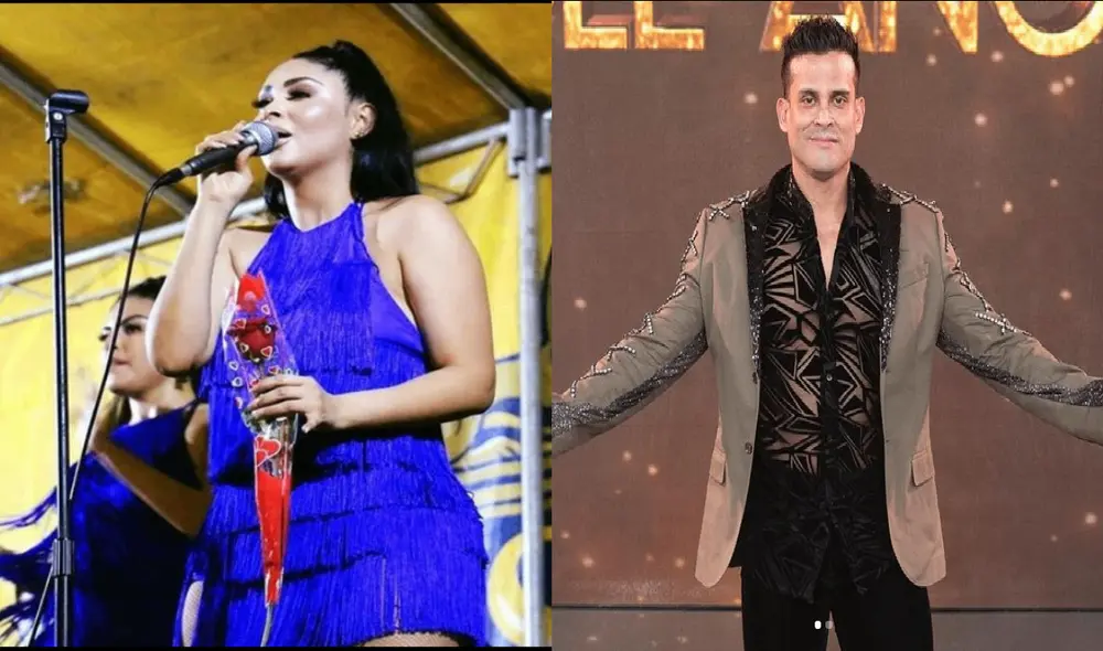 Pamela Franco no estuvo de acuerdo con que Christian Domínguez ingrese a El artista del año. Foto: Instagram/Christian Domínguez/Pamela Franco