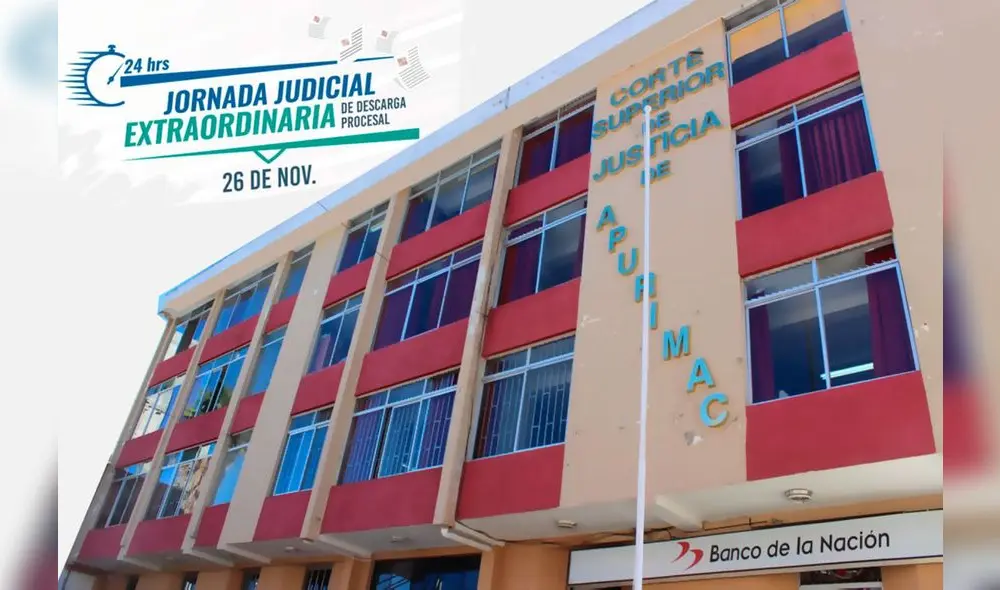 Jornada extraordinaria busca acelerar procesos que sufrieron retrasos durante la pandemia. Foto: Corte Superior de Justicia de Apurímac