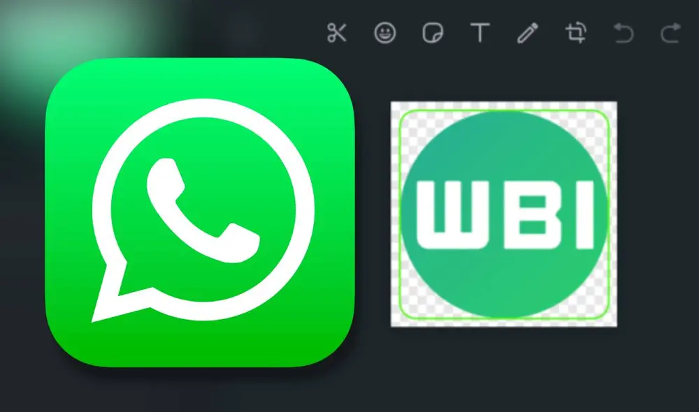 La nueva herramienta permite redimensionar, dibujar encima, agregar texto y demás funciones a una imagen ya existente para crear un sticker que podrás compartir con tus amigos en pocos pasos. Foto: WABetaInfo/composición