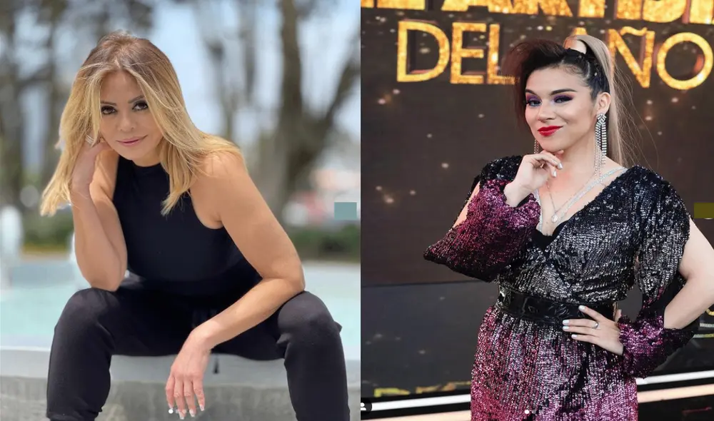 Gisela Valcárcel asegura que Rubí Palomino podría dejar la competencia. Foto: Instagram/Rubí Palomino/Gisela Valcárcel