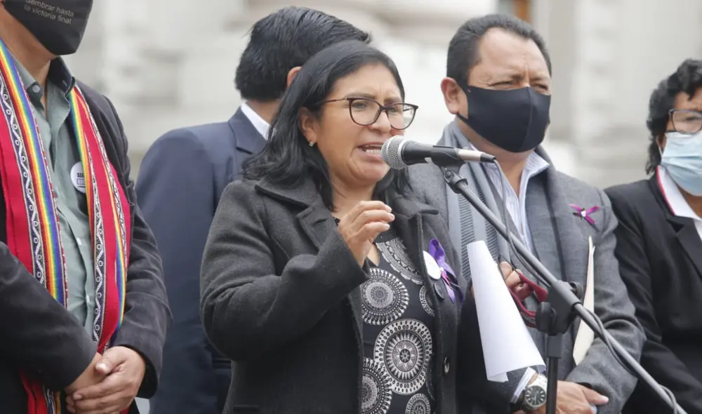 La congresista Katy Ugarte representa a Cusco en el Congreso de la República. Foto: Carlos Felix/La República