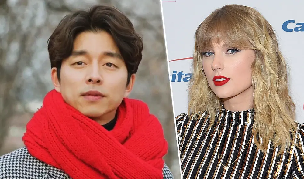 Gong Yoo y Taylor Swift: fans están a favor de ver al surcoreano en un MV de la artista. Foto: composición tvN/vía AFP